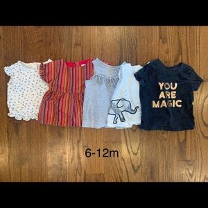 6-12m short sleeve shirts